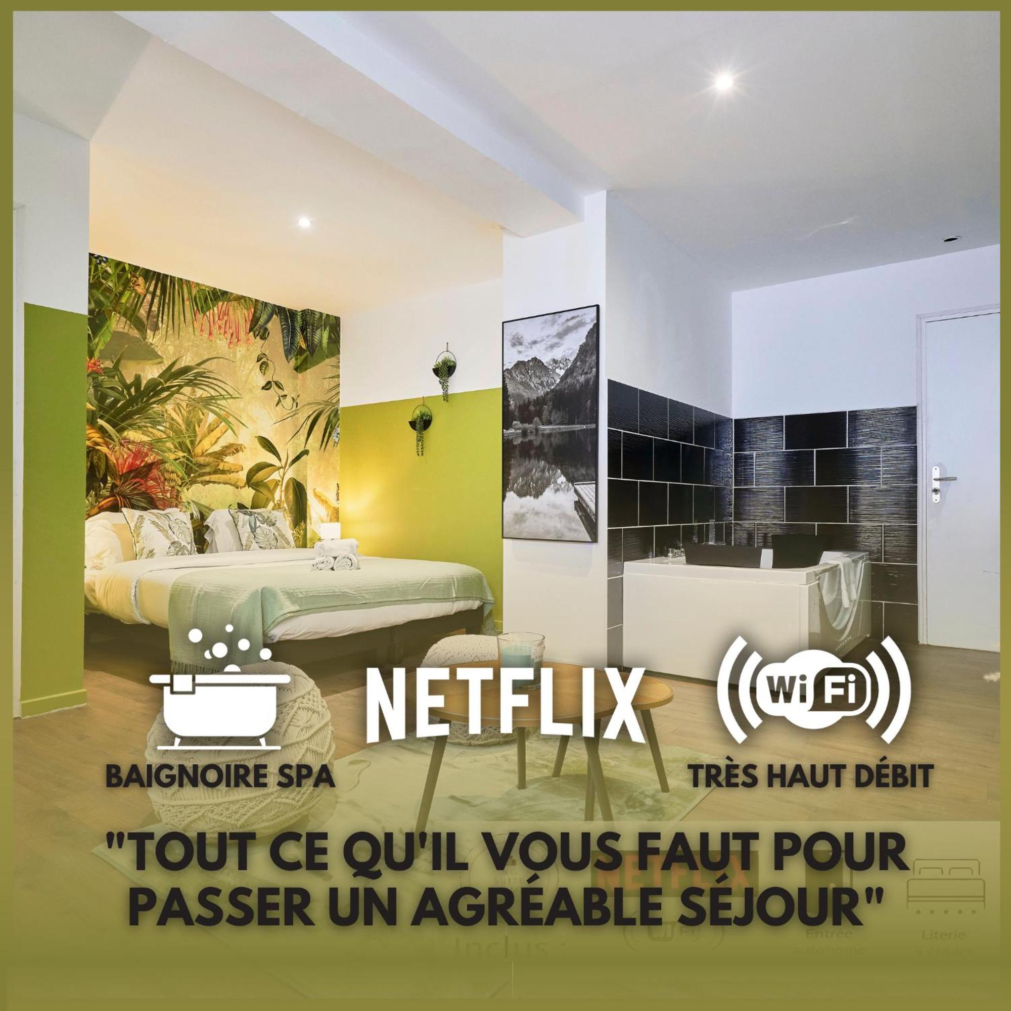 Ferienwohnung Ng Prestige - Lille L Roubaix Trichon - Balneo - Netflix - Wifi Exterior foto