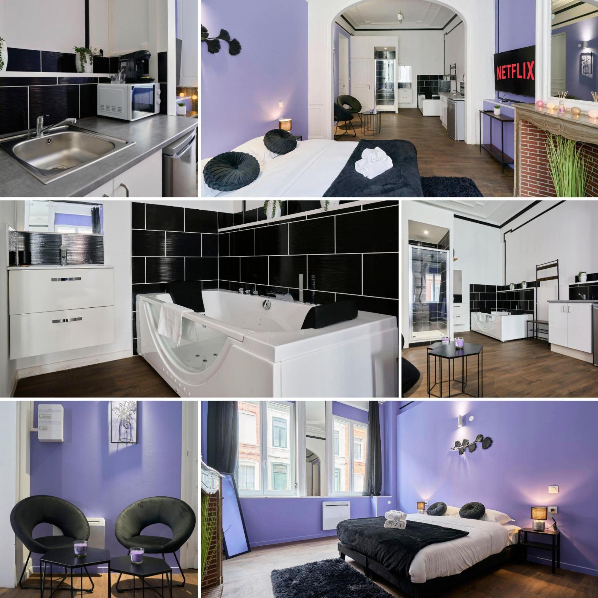 Ferienwohnung Ng Prestige - Lille L Roubaix Trichon - Balneo - Netflix - Wifi Exterior foto
